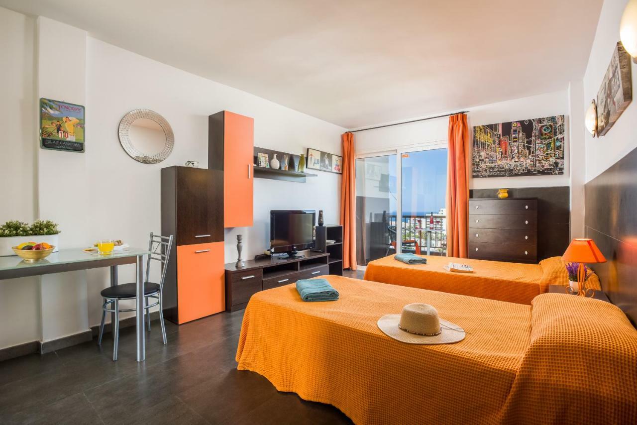 926 Fabulous View Of Lasamericas, Seafront Studio! Playa de las Americas  Luaran gambar