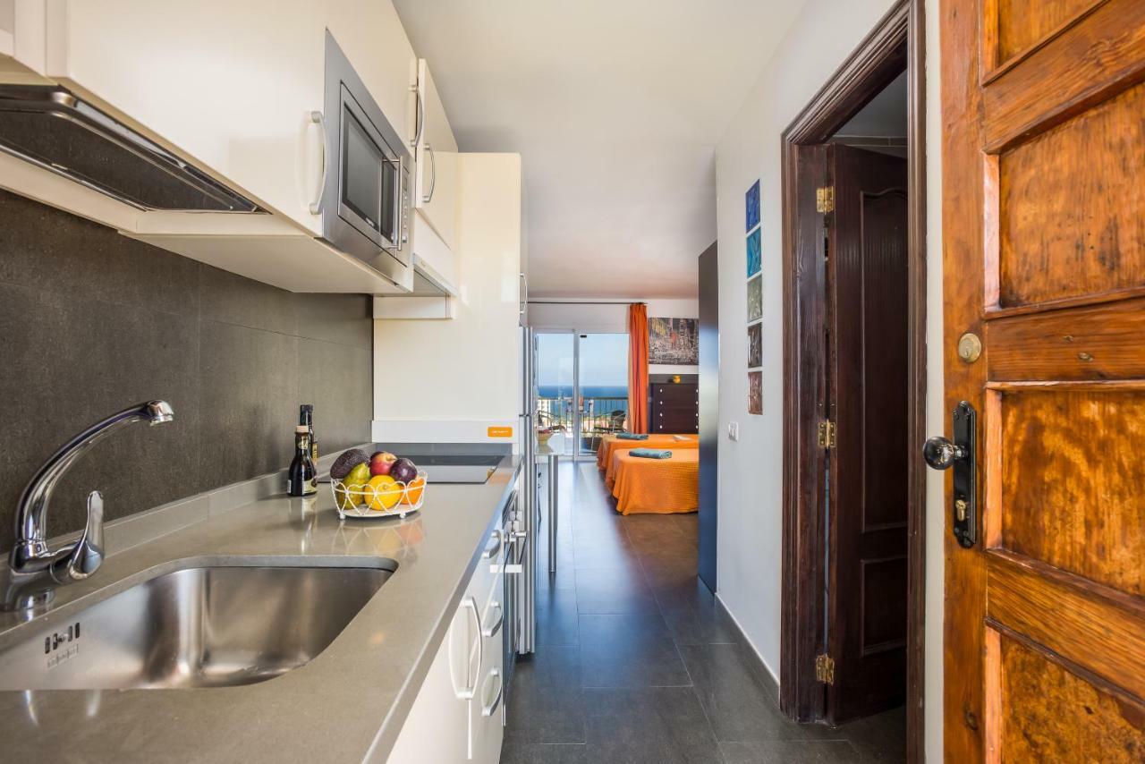 926 Fabulous View Of Lasamericas, Seafront Studio! Playa de las Americas  Luaran gambar
