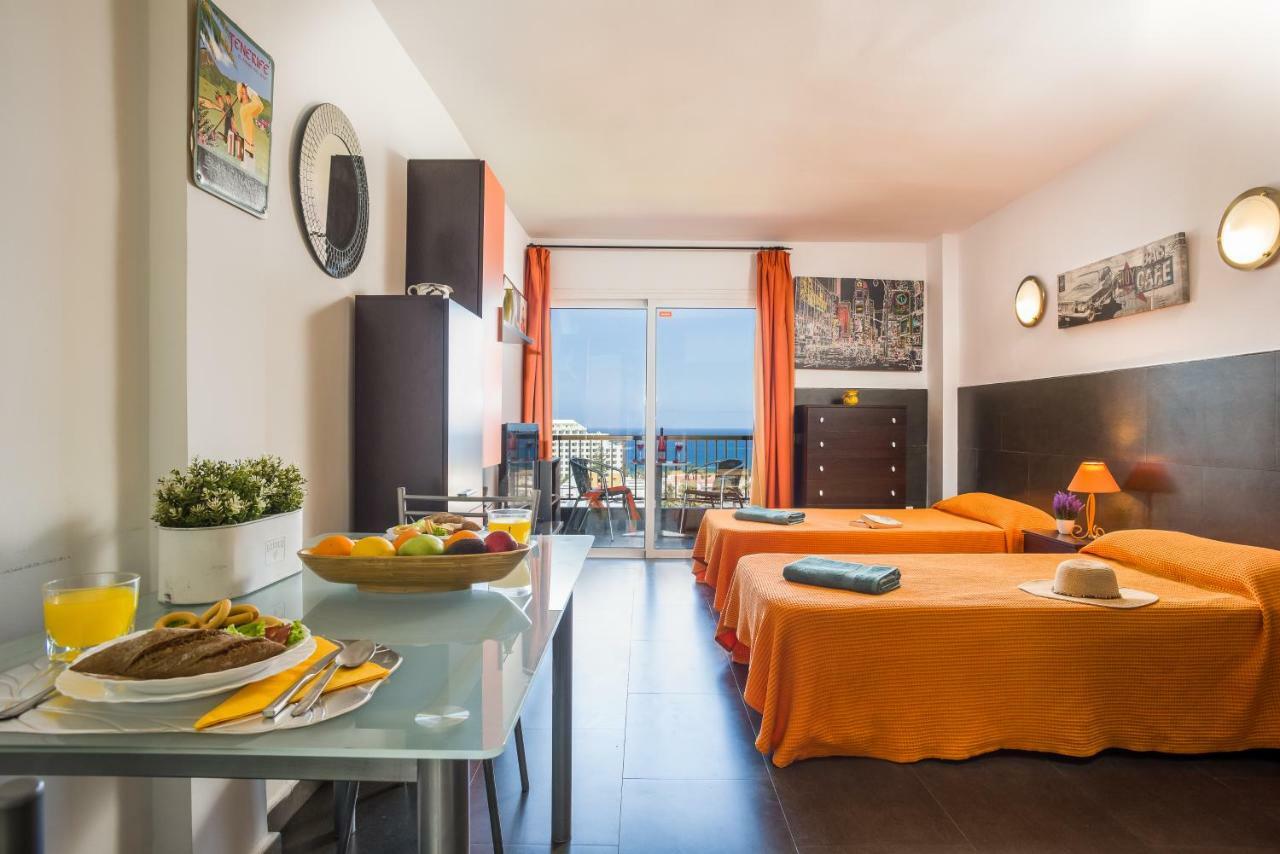 926 Fabulous View Of Lasamericas, Seafront Studio! Playa de las Americas  Luaran gambar