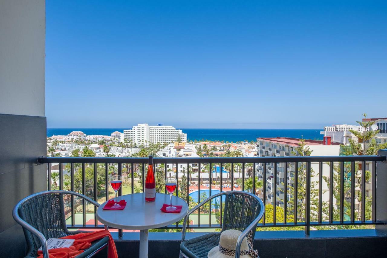926 Fabulous View Of Lasamericas, Seafront Studio! Playa de las Americas  Luaran gambar