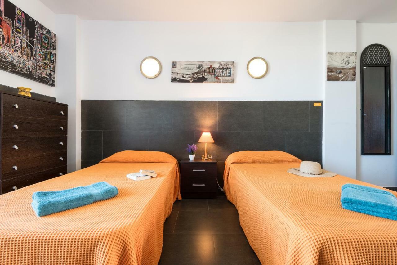 926 Fabulous View Of Lasamericas, Seafront Studio! Playa de las Americas  Luaran gambar